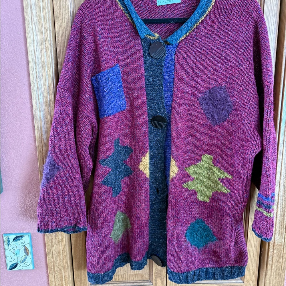 Vintage Handknit SuZen SweaterXL
